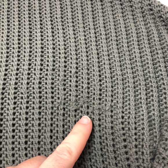 Athleta Sweater Womens Sage Green Open Weave Crew Neck Cotton Blend Size XXS - Picture 15 of 16